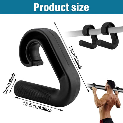 Neutral Grip Pull up Handles Attachment for Pull up Bars, Barbells & Resistance Bands, , Portable, Durable Handles with Non-Slip Design for Gym