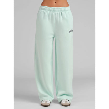 Comfrt | Varsity Straight Leg Sweatpants | Collegiate Style Embroidered Logo Sweatpants