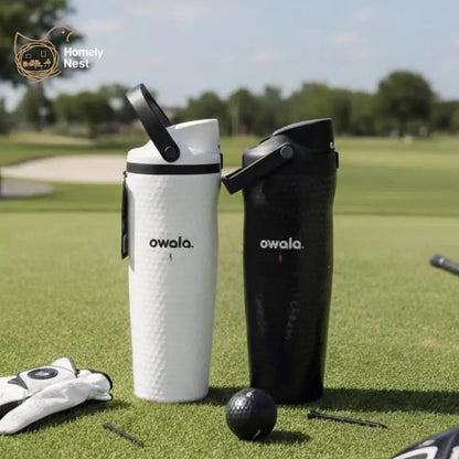 NEW Owala “Azalea 13” Masters Golf Freesip 30Oz Theme Golf Water, Leakproof, Insulated Stainless Steel Tumbler for Outdoor Adventures & Daily Hydration - Drinkware - Flasks,Sports Water Bottle, Outdoor Sports Accessories
