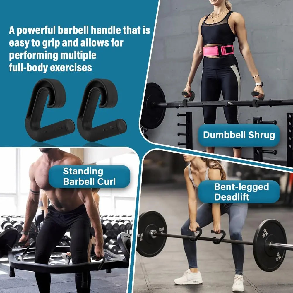 Neutral Grip Pull up Handles Attachment for Pull up Bars, Barbells & Resistance Bands, , Portable, Durable Handles with Non-Slip Design for Gym