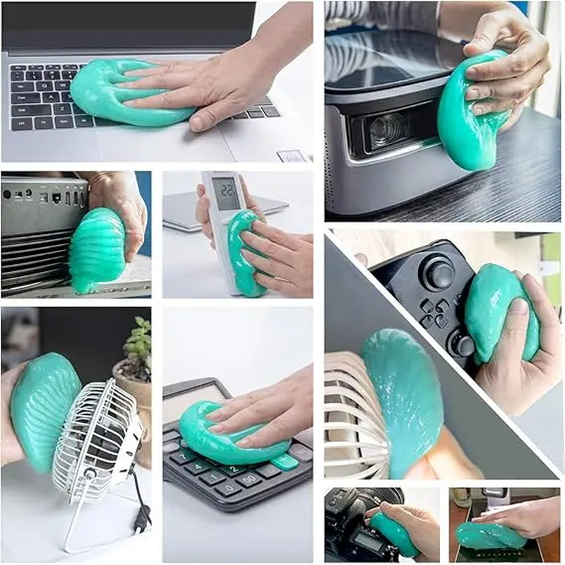 Car Cleaning Gel for Car Detailing Car Cleaning Gel Putty Reusable Keyboard Cleaner Gel