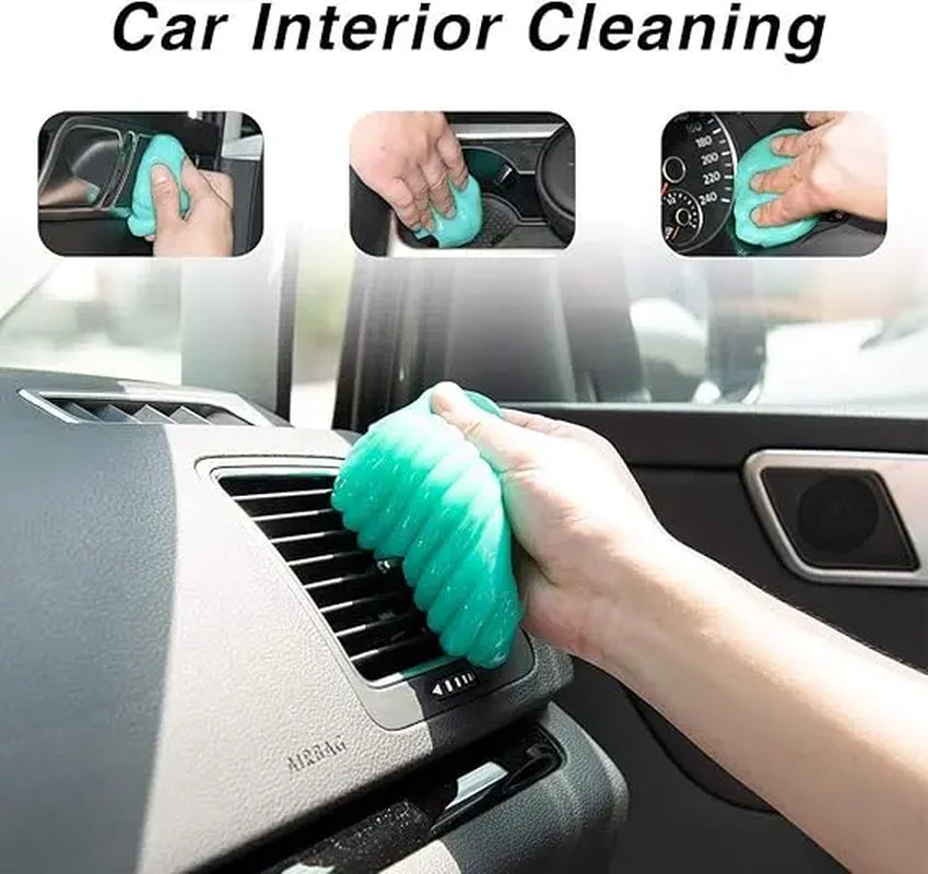 Car Cleaning Gel for Car Detailing Car Cleaning Gel Putty Reusable Keyboard Cleaner Gel