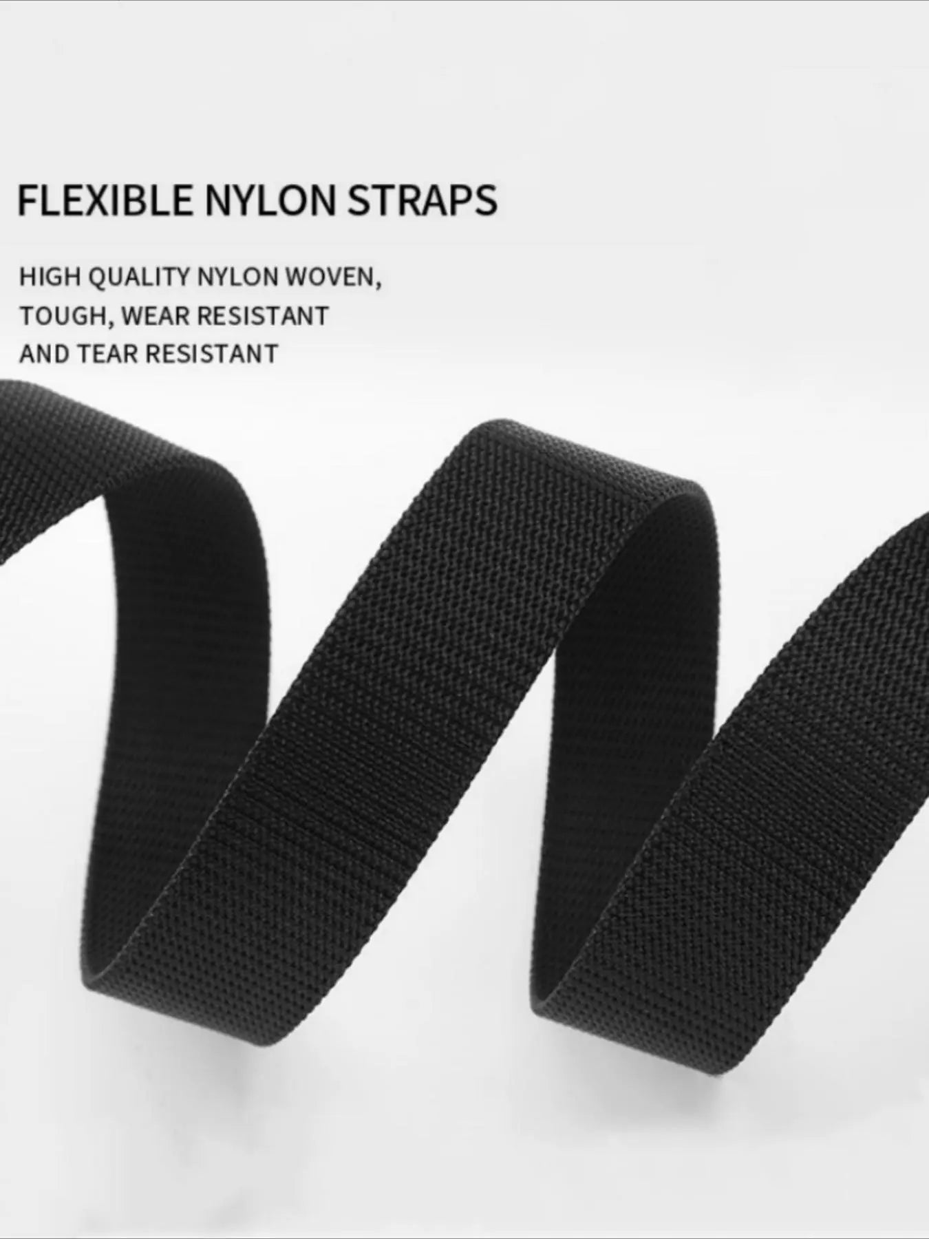 2-Piece Set Men'S Adjustable Tactical Waist Belts, Durable Nylon Strap with Safety Plastic Buckle, Textured Design Belts for Outdoor & Casual Use, Web Belt