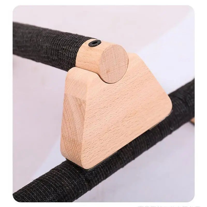 20Cm Wooden Parallettes Push up Bars, 2 PCS Wood Calisthenics Bars with Non-Slip Base, Pushup Handles for Floor Home Fitness, Workout Equipment for Men and Women Strength Training