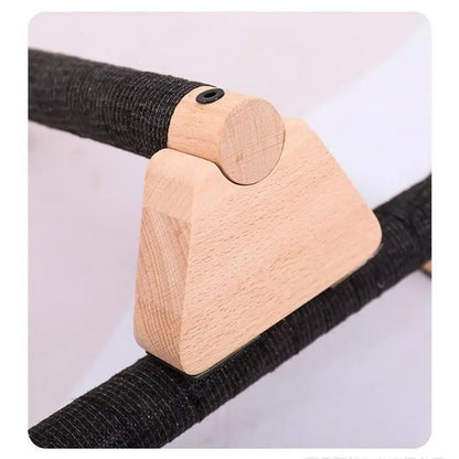 20Cm Wooden Parallettes Push up Bars, 2 PCS Wood Calisthenics Bars with Non-Slip Base, Pushup Handles for Floor Home Fitness, Workout Equipment for Men and Women Strength Training
