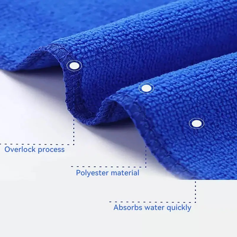 10 Counts Microfiber Cleaning Cloth Set, Multi-Color Reusable Absorbent Towels for Car Washing, Car Drying Towel, Car Wash Accessory, Home and Kitchen, 11.8X11.8 Inch Multi-Purpose Cleaning Tools, Kitchen Towel Replacement, Microfiber Cloth Replacements