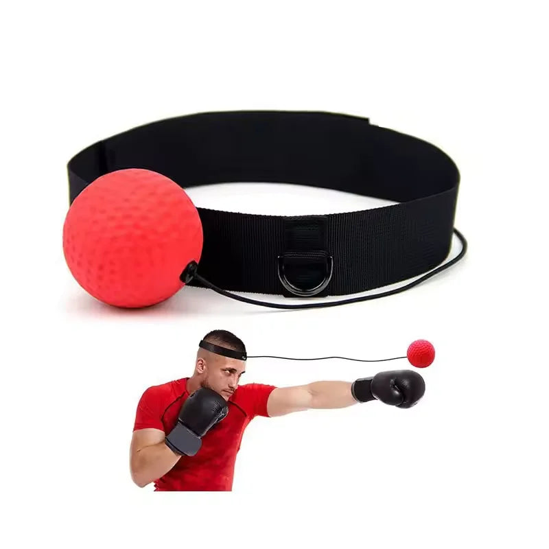 Boxing Training Ball Kid Box Ball Single Game with Headband Parent-Child Interaction Boxing Reflex Ball for Reaction Punching