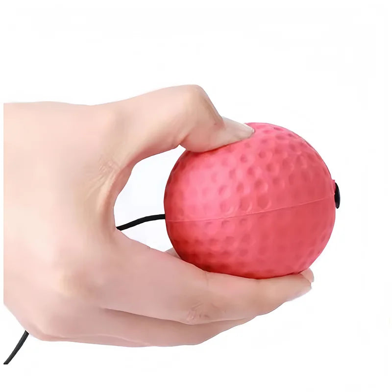 Boxing Training Ball Kid Box Ball Single Game with Headband Parent-Child Interaction Boxing Reflex Ball for Reaction Punching