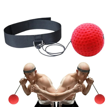 Boxing Training Ball Kid Box Ball Single Game with Headband Parent-Child Interaction Boxing Reflex Ball for Reaction Punching